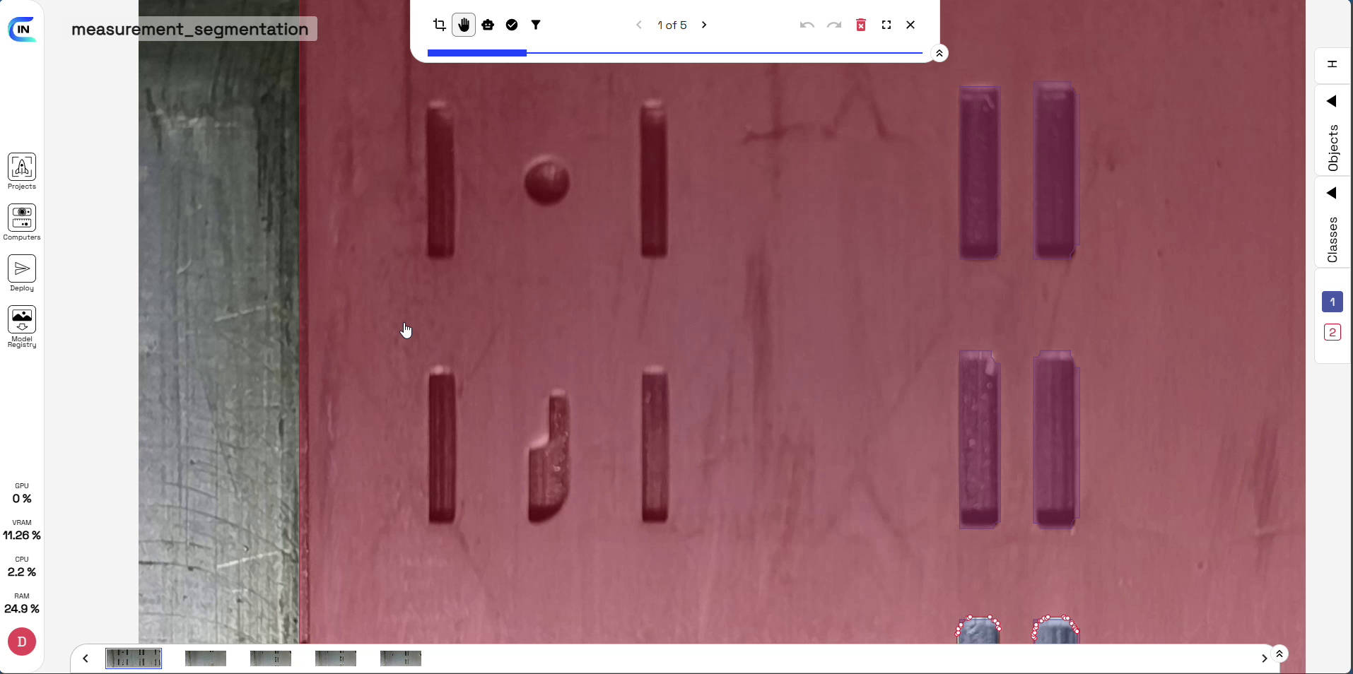 Segmentation Project with SAM Mode