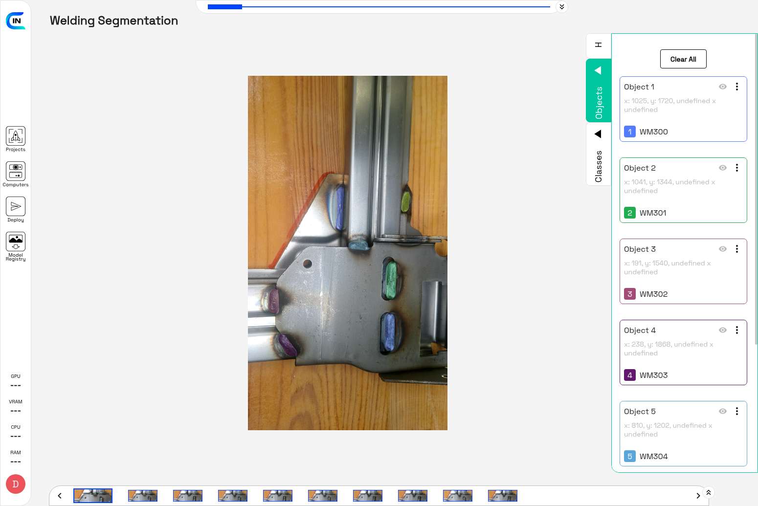 Polygon Objects Panel